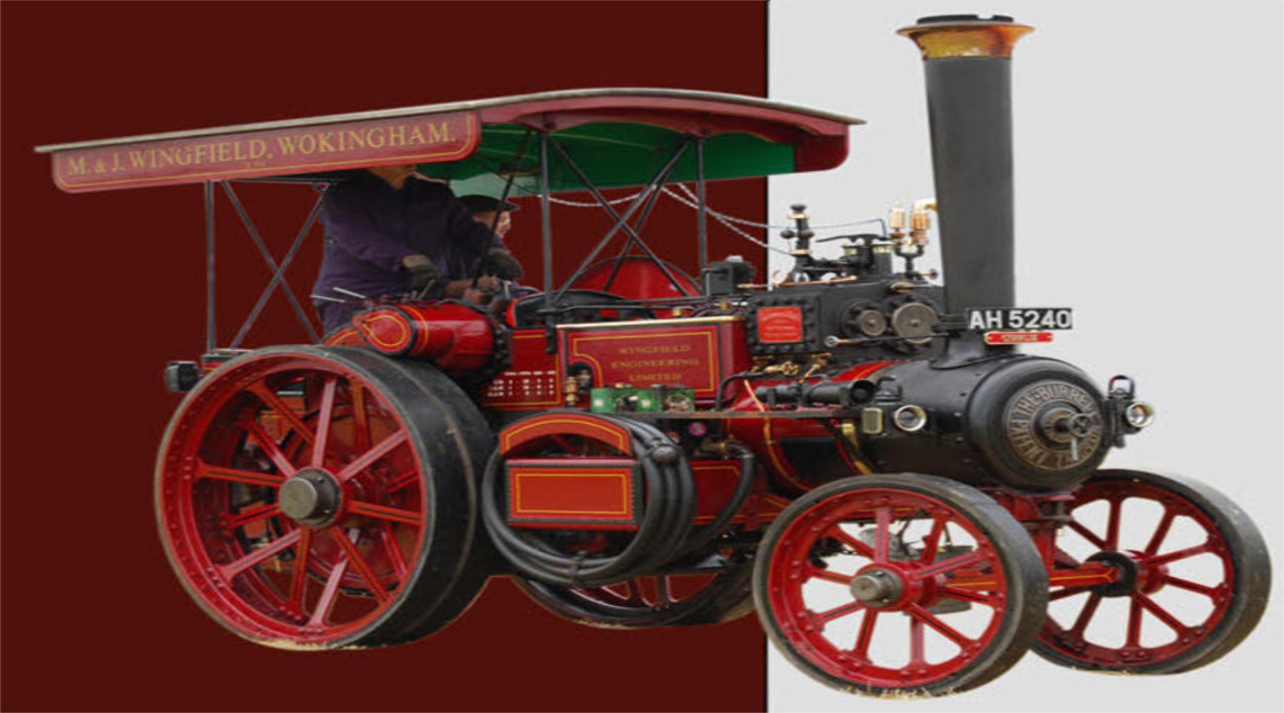 Burrell Steam Tractor - for posts